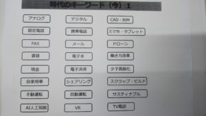 時代のキーワード　研修会で学んだこと！！