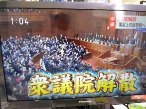 自分に対する1票です☆彡「どうせ自分の1票なんて・・・」と思いがち☆彡衆院解散 総選挙