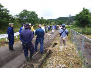 三谷青年会 三谷壮友会 合同作業 「ホタルの里環境整備事業実施」☆彡砺波市庄川町三谷