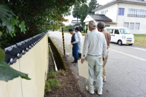 油田土地改良区 地元地区委員の方々に立ち合いを頂きました！！