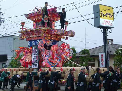 砺波の夜高祭りです