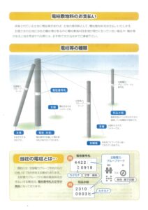 電柱 敷地 料