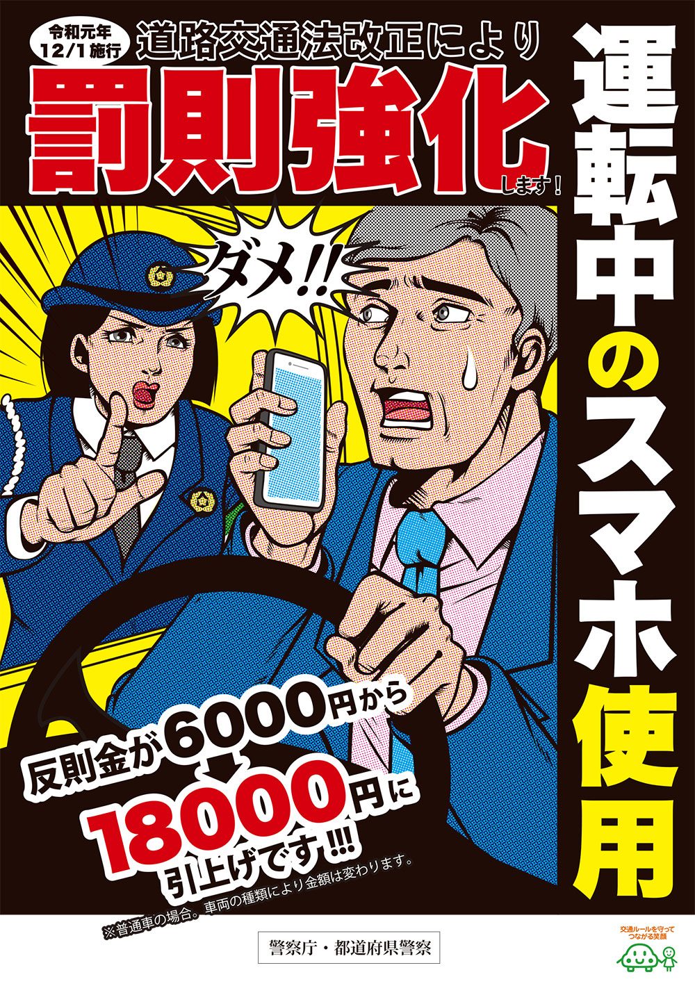 19年12月1日道交法改正 自転車のながらスマホも強化されるのか